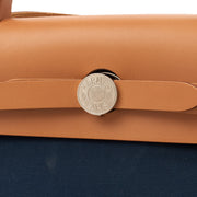 Picture of Hermes Tote Herbag Zip 31 in Bleu Électrique, Canvas