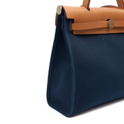 Picture of Hermes Tote Herbag Zip 31 in Bleu Électrique, Canvas