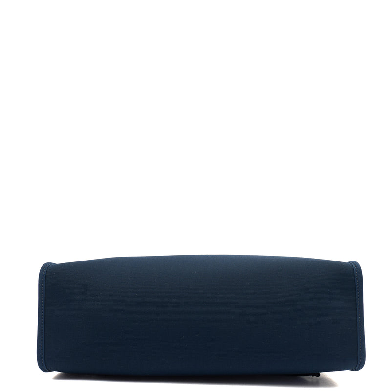 Picture of Hermes Tote Herbag Zip 31 in Bleu Électrique, Canvas