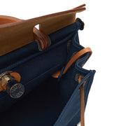Picture of Hermes Tote Herbag Zip 31 in Bleu Électrique, Canvas