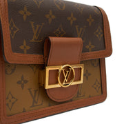 Picture of Louis Vuitton Cross Body Dauphine MM Bag in Reverse Monogram, Canvas