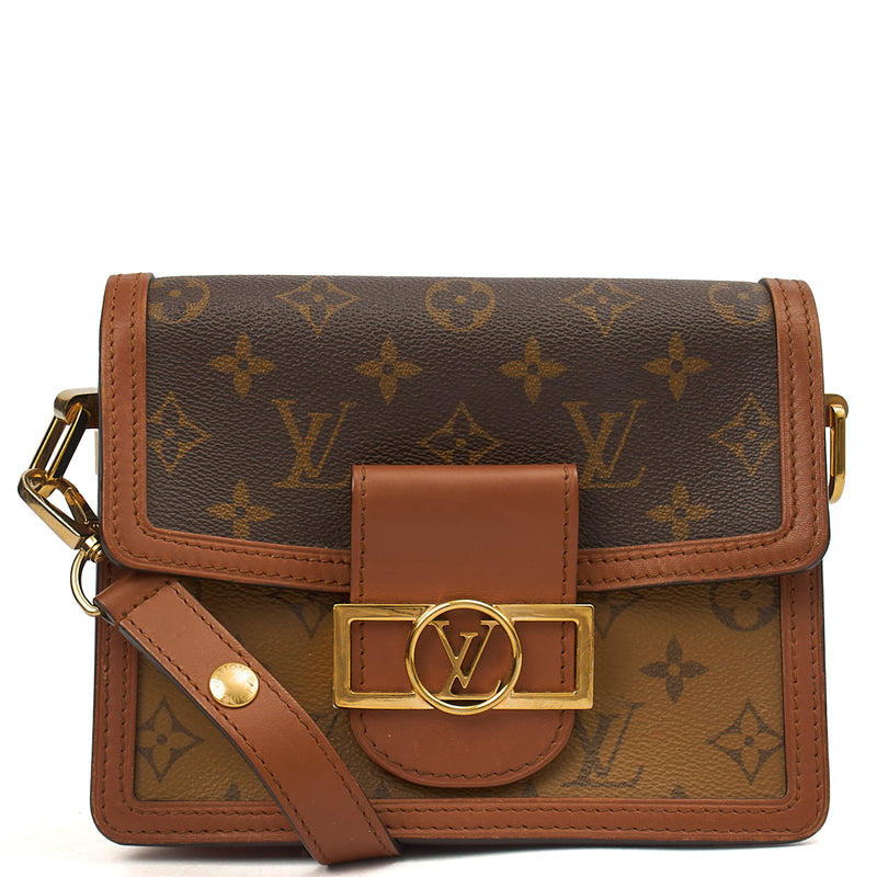 Picture of Louis Vuitton Cross Body Dauphine MM Bag in Reverse Monogram, Canvas