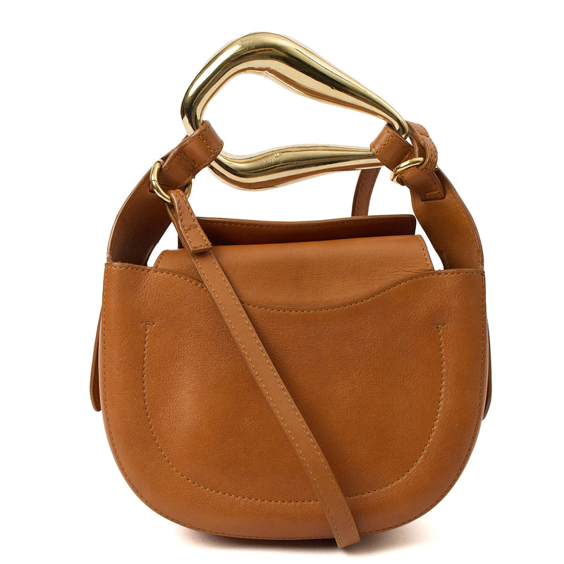 Picture of Chloe Cross Body Camel Kiss - Small in Brown, Leather
