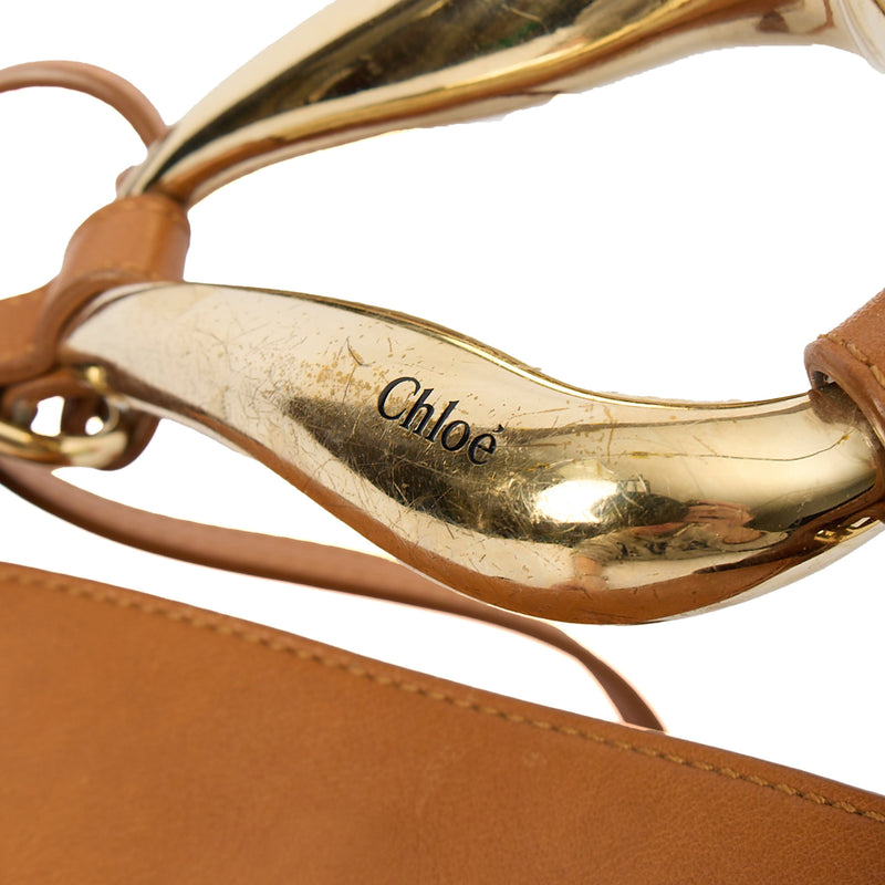 Picture of Chloe Cross Body Camel Kiss - Small in Brown, Leather