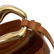 Picture of Chloe Cross Body Camel Kiss - Small in Brown, Leather