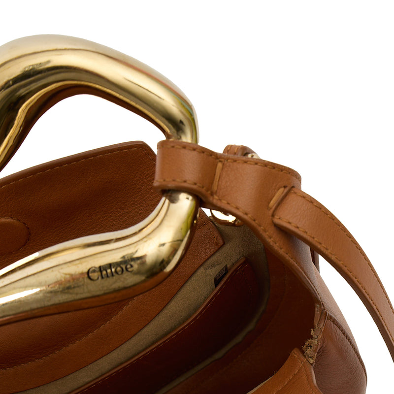 Picture of Chloe Cross Body Camel Kiss - Small in Brown, Leather