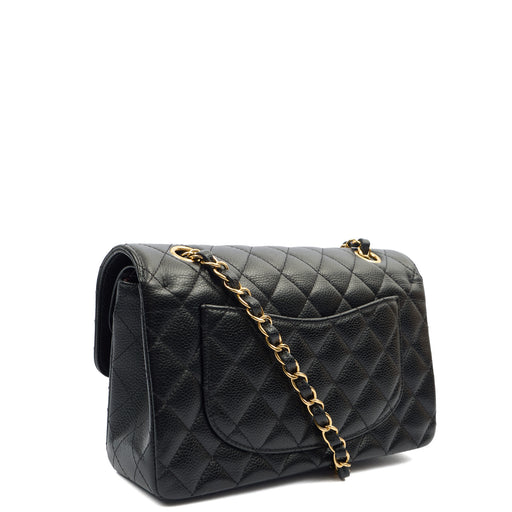 Picture of Chanel Cross Body Classic Double Flap - Small in Black, Caviar Leather