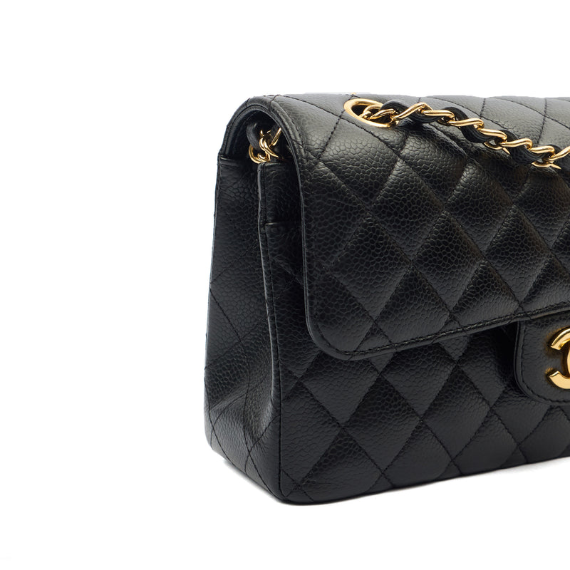 Picture of Chanel Cross Body Classic Double Flap - Small in Black, Caviar Leather