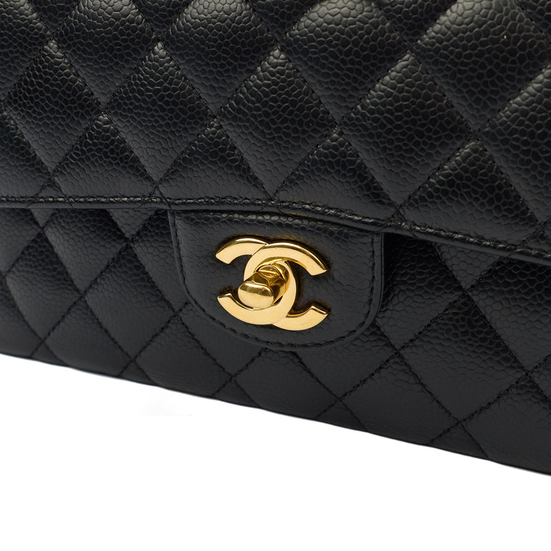 Picture of Chanel Cross Body Classic Double Flap - Small in Black, Caviar Leather