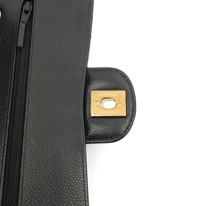 Picture of Chanel Cross Body Classic Double Flap - Small in Black, Caviar Leather