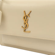 Picture of Saint Laurent Cross Body Sunset - Medium in Neutral, Leather