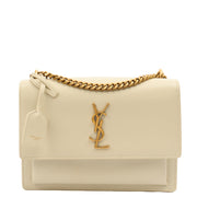 Picture of Saint Laurent Cross Body Sunset - Medium in Neutral, Leather