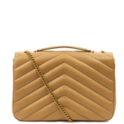 Picture of Saint Laurent Shoulder Bag Lou Lou - Medium in Neutral, Leather