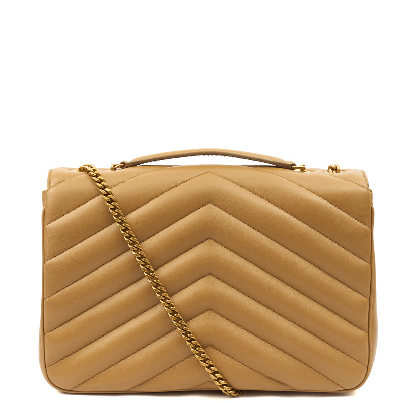Picture of Saint Laurent Shoulder Bag Lou Lou - Medium in Neutral, Leather