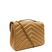 Picture of Saint Laurent Shoulder Bag Lou Lou - Medium in Neutral, Leather