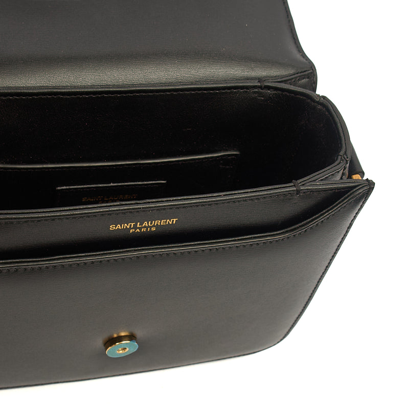 Picture of Saint Laurent Shoulder Bag LE 61 in Black, Calfskin Leather