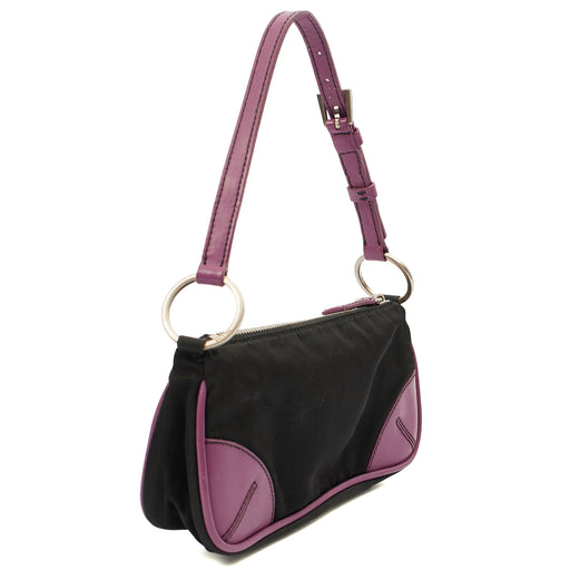 Picture of Prada Mini Bag Nylon Pochette in Black, Denim