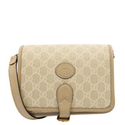 Picture of Gucci Cross Body Interlocking GG Shoulder Bag - Small in Neutral, Leather