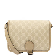 Picture of Gucci Cross Body Interlocking GG Shoulder Bag - Small in Neutral, Leather