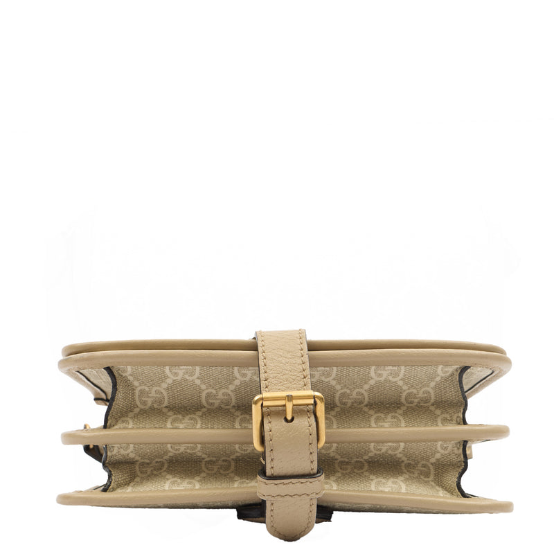 Picture of Gucci Cross Body Interlocking GG Shoulder Bag - Small in Neutral, Leather