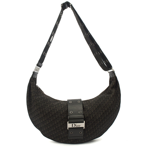 Picture of Christian Dior Cross Body Street Chic Hobo in Black, Canvas