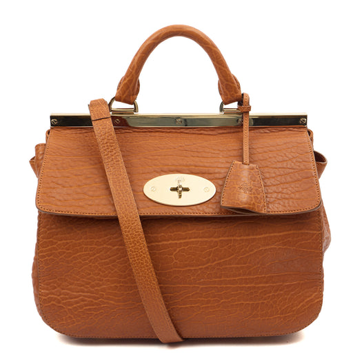 Picture of Mulberry Top Handle Suffolk - Large  in Ginger, Leather