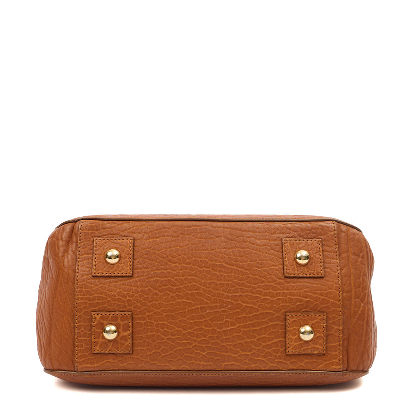 Picture of Mulberry Top Handle Suffolk - Large  in Ginger, Leather
