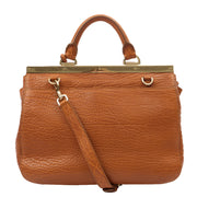 Picture of Mulberry Top Handle Suffolk - Large  in Ginger, Leather