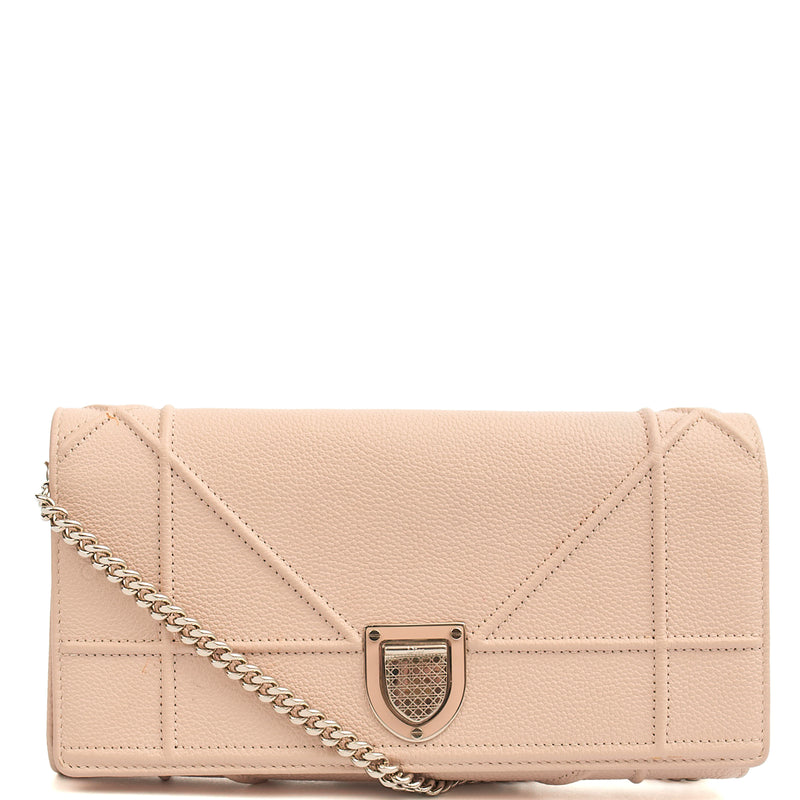 Picture of Christian Dior Cross Body Diorama WOC in Powder Pink, Calfskin