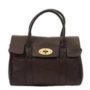 Picture of Mulberry Tote Bayswater- Small in Brown, Calfskin Leather