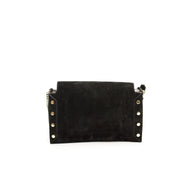Picture of Jimmy Choo Cross Body Lockett  in Black, Suede