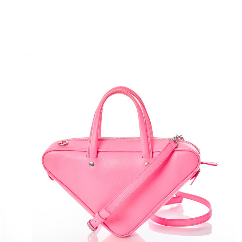 Picture of Balenciaga Top Handle Triangle Duffle S  in Pink, Leather