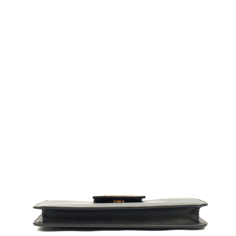 Picture of Prada Wallet Wallet in Black, Leather