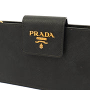 Picture of Prada Wallet Wallet in Black, Leather
