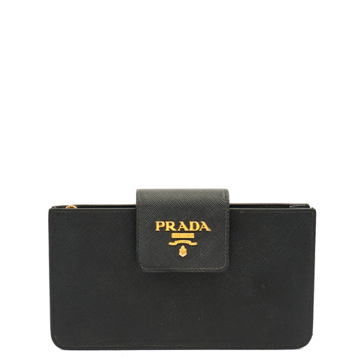 Picture of Prada Wallet Wallet in Black, Leather