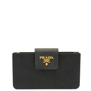 Picture of Prada Wallet Wallet in Black, Leather