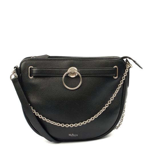 Picture of Mulberry Cross Body Brockwell in Black, Leather