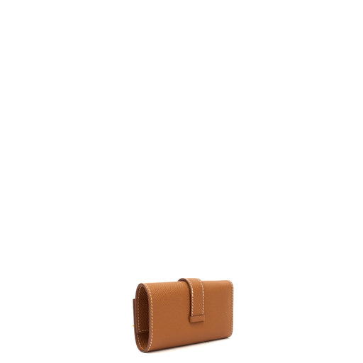 Picture of Hermes Wallet Bearn Four Key Holder in Gold, Epsom Leather