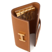 Picture of Hermes Wallet Bearn Four Key Holder in Gold, Epsom Leather