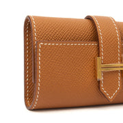 Picture of Hermes Wallet Bearn Four Key Holder in Gold, Epsom Leather
