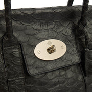Picture of Mulberry Tote Bayswater Heritage in Black, Exotic Effect Leather