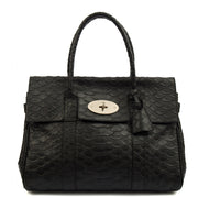 Picture of Mulberry Tote Bayswater Heritage in Black, Exotic Effect Leather