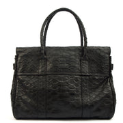 Picture of Mulberry Tote Bayswater Heritage in Black, Exotic Effect Leather