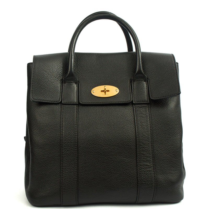 Picture of Mulberry Backpack Bayswater Backpack in Black, Leather