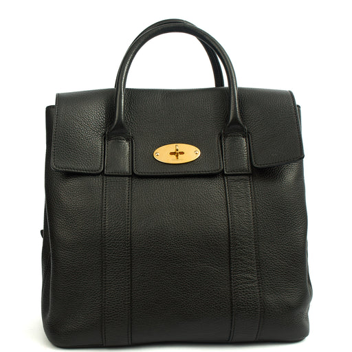 Picture of Mulberry Backpack Bayswater Backpack in Black, Leather