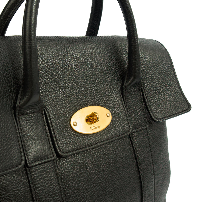 Picture of Mulberry Backpack Bayswater Backpack in Black, Leather