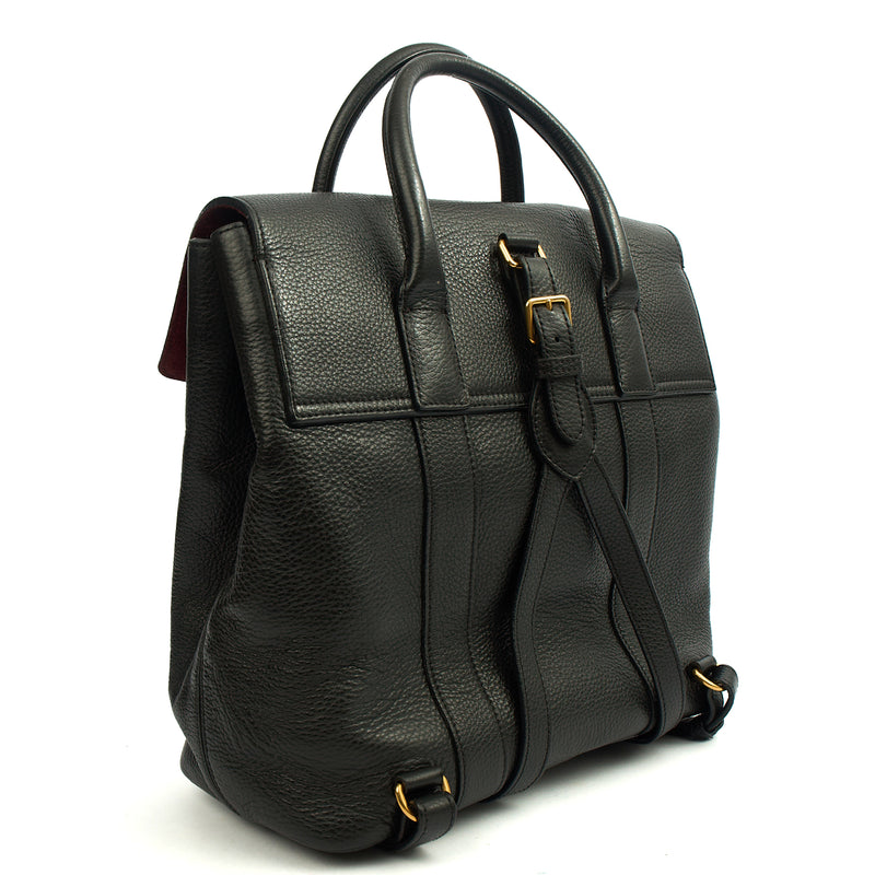 Picture of Mulberry Backpack Bayswater Backpack in Black, Leather