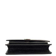 Picture of Saint Laurent Cross Body Sunset - Small in Black, Exotic Effect Leather