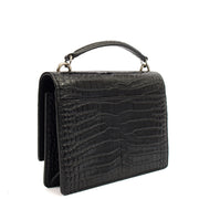 Picture of Saint Laurent Cross Body Sunset - Small in Black, Exotic Effect Leather