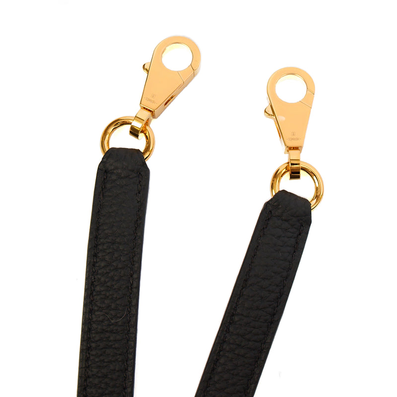 Picture of Hermes Top Handle Kelly 25 in Black, Togo Leather